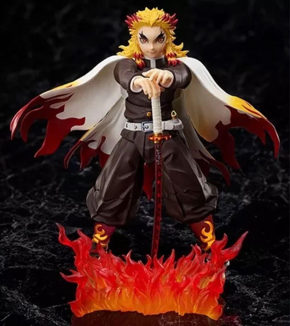 煉獄杏寿郎 アクションフィギュア 炎エフェクト付き
