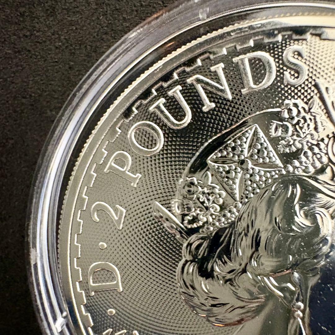 2021年 イギリス ブリタニア銀貨 1oz 999ファインシルバー