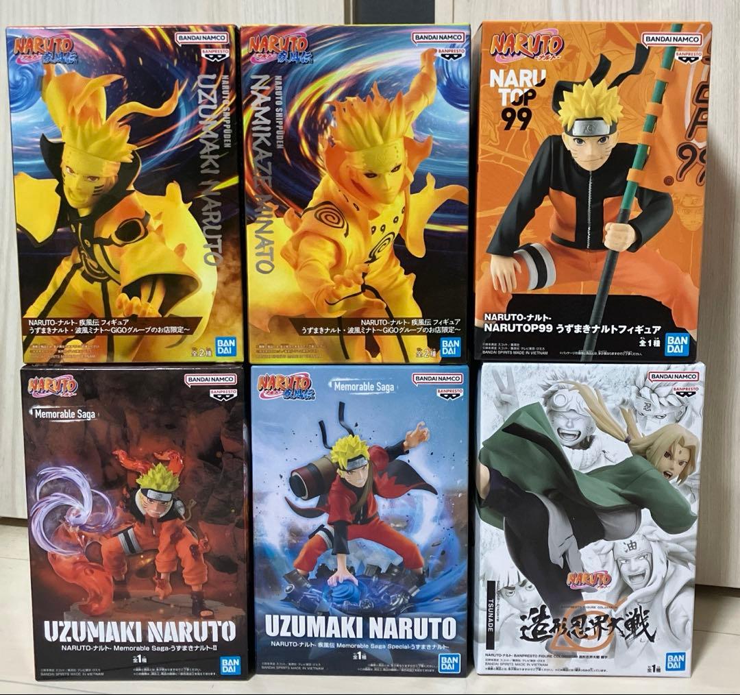 naruto フィギュア　うずまきナルト　綱手　造形忍界大戦　波風ミナト