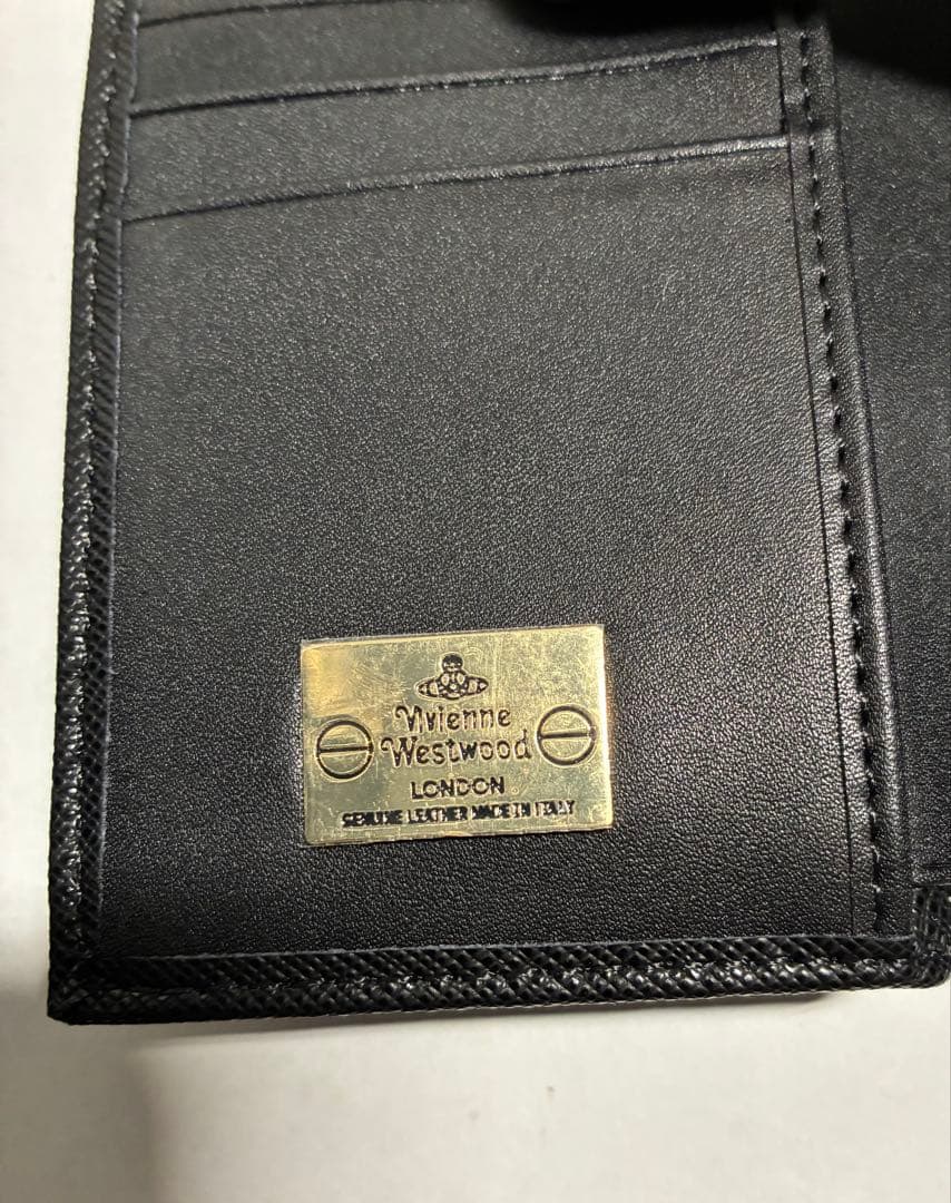 【新品】Vivienne Westwood 折財布 黒 シンプル がま口 定番