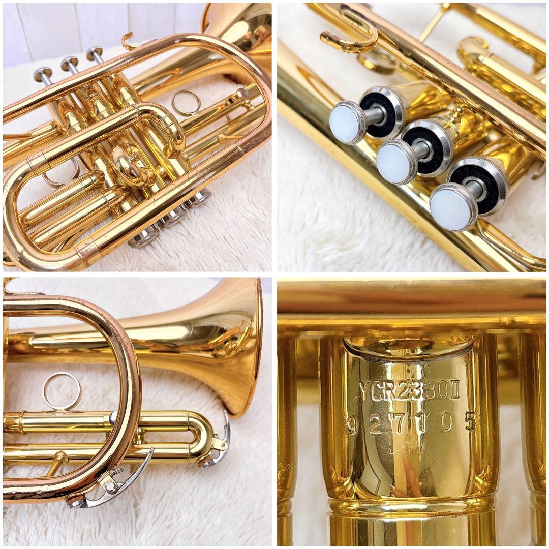YAMAHA ヤマハ YCR-2330Ⅱ コルネット B♭ マウスピース付き