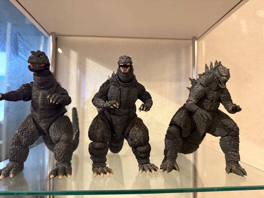 shモンスターアーツゴジラフィギュア 11＋1セット