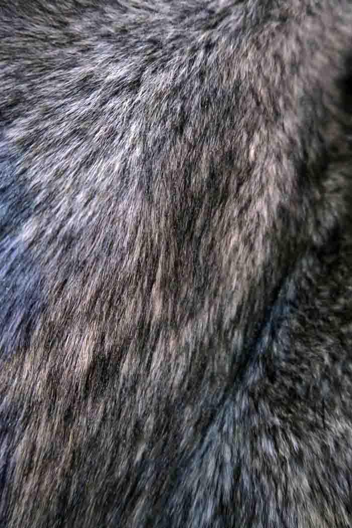 L ファー ブルゾン 大きなサイズ グレー ロック ロカビリー ヴィジュアル系