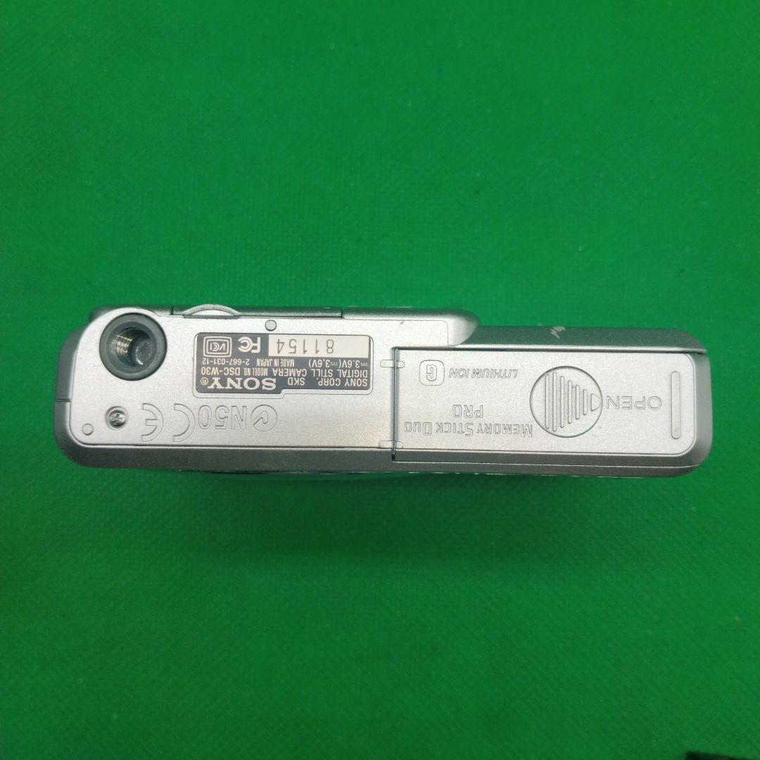 【動作確認済】SONY ソニー Cyber-shot DSC-W30 デジカメ