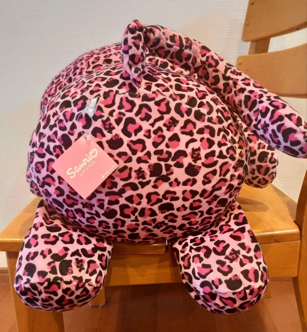 希少☆　ハローキティ　2008年　ヒョウ柄　ピンク　ぬいぐるみ　特大　2L　新品
