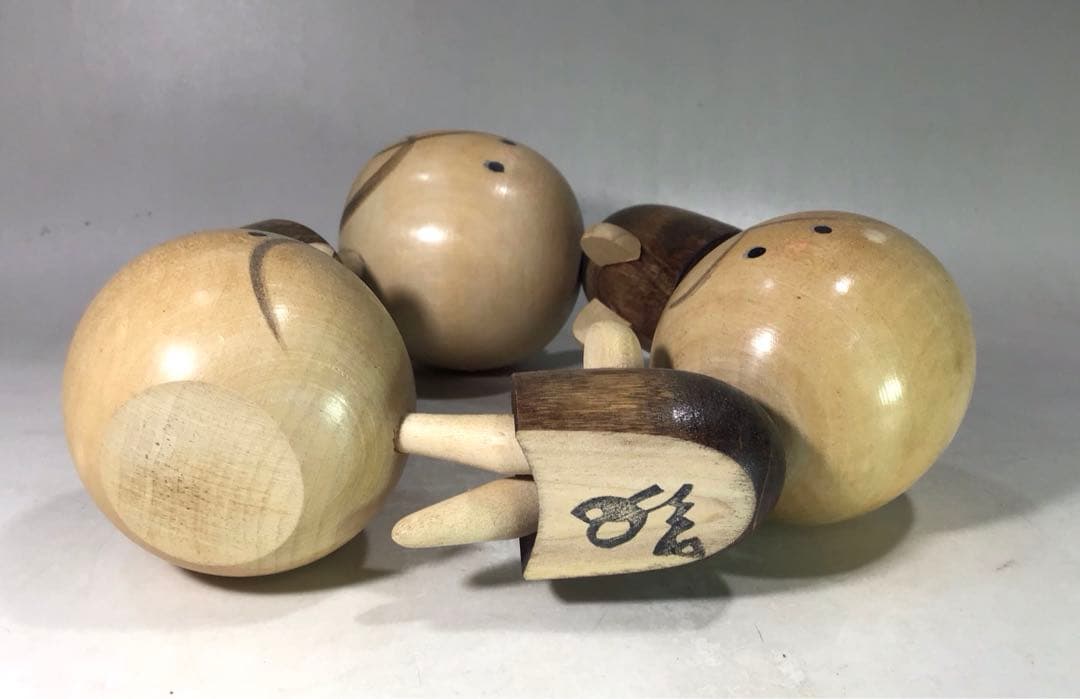 昭和レトロ 遊ぶ天使 創作こけし 人形 モダン アート 郷土玩具 作家 こけし