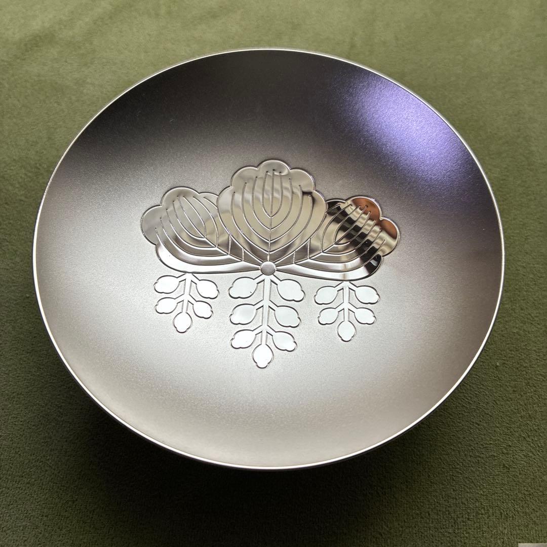 あやめ123　　　　純銀　銀杯　消防庁記念品　木箱付