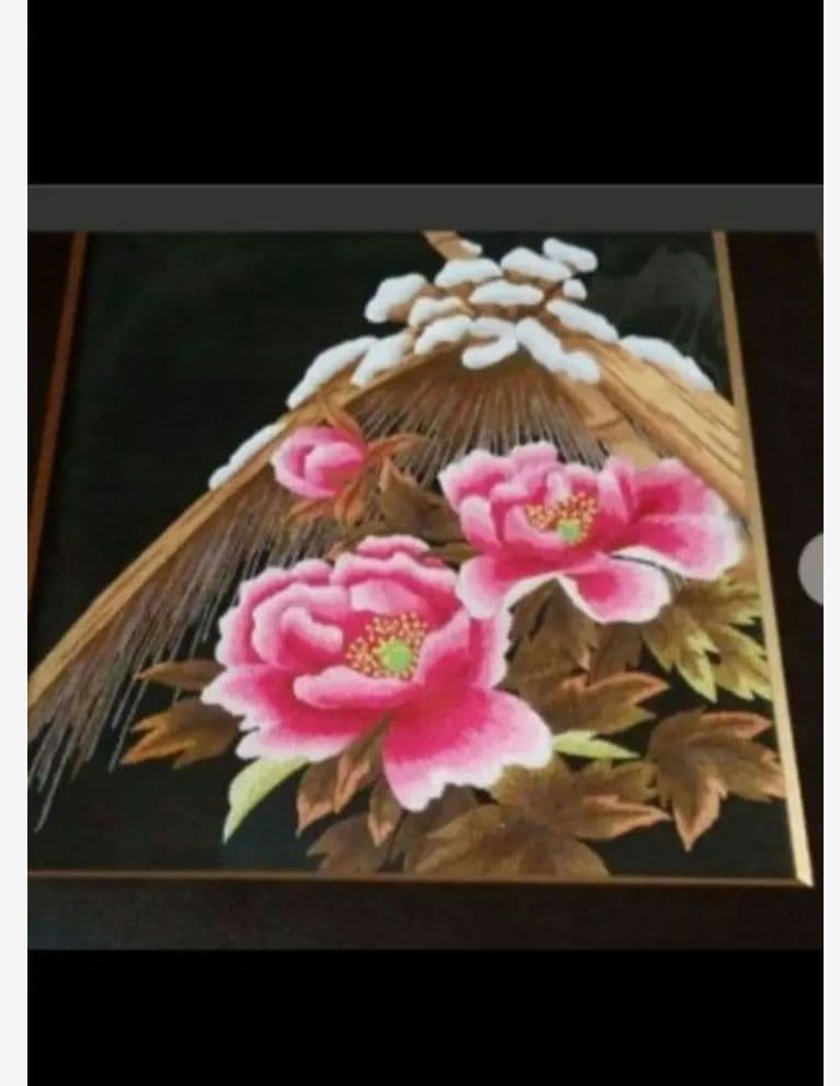 お値下げビッグサイズ刺繍画です