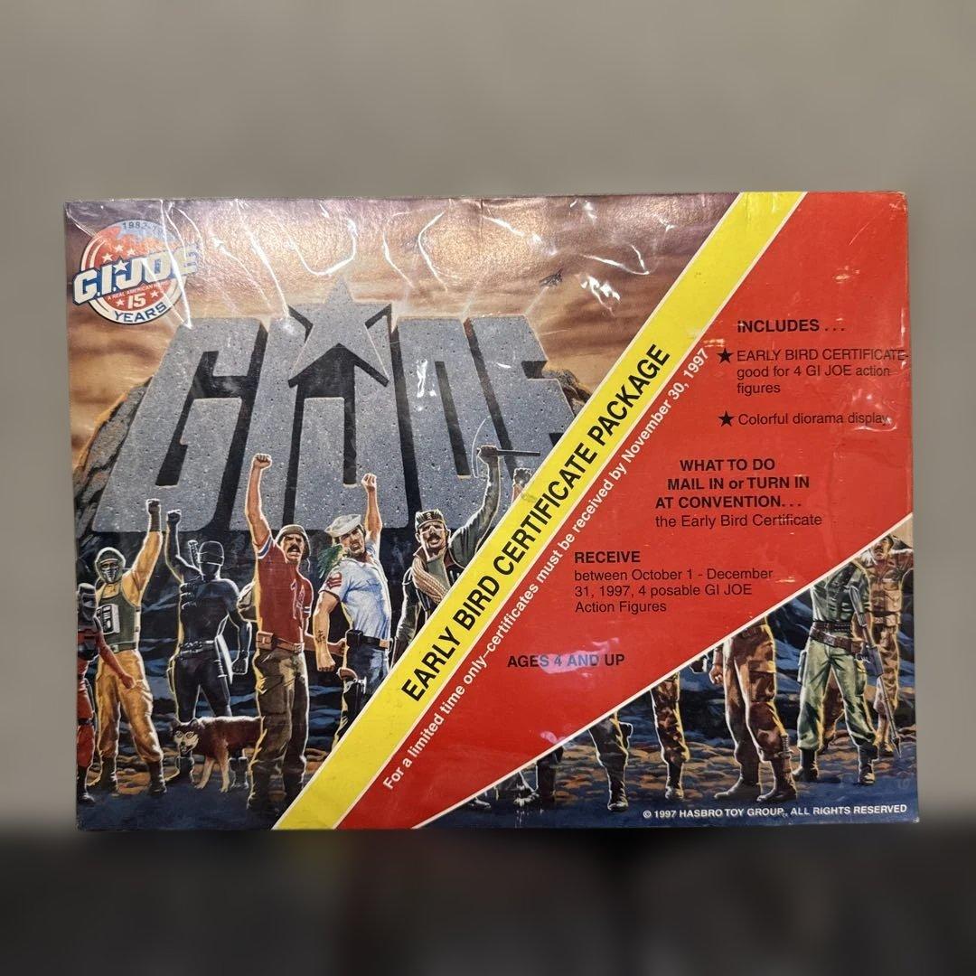 アメコミ G.I. Joe Early Bird Certificate Package