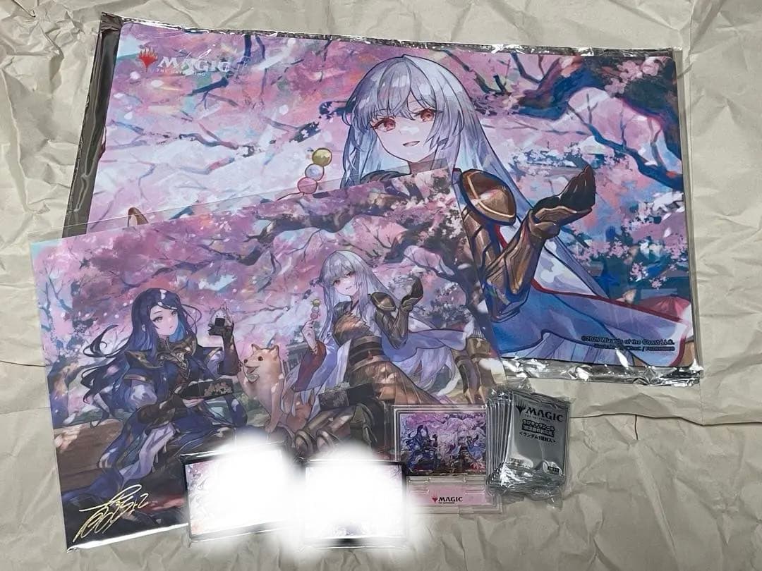 MTG 放浪皇のお花見キャンペーン セット プレイマット 藤ちょこ