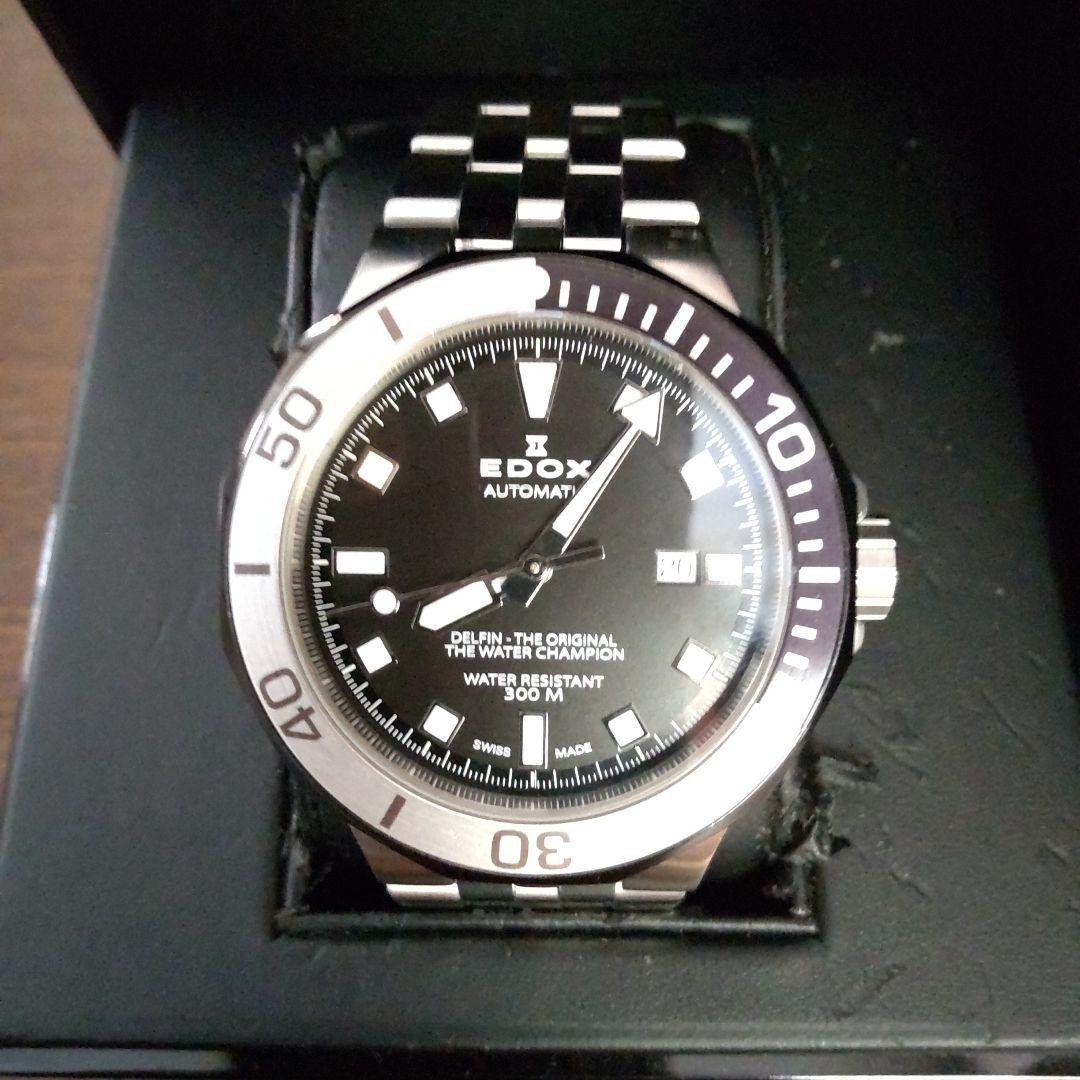 オ*ケ様 訳あり　EDOX Delfin 自動巻き腕時計 300m防水