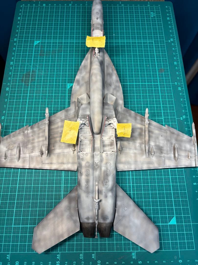 戦闘機　プラモデル　完成品　ハセガワ　1/48 F/A-18F
