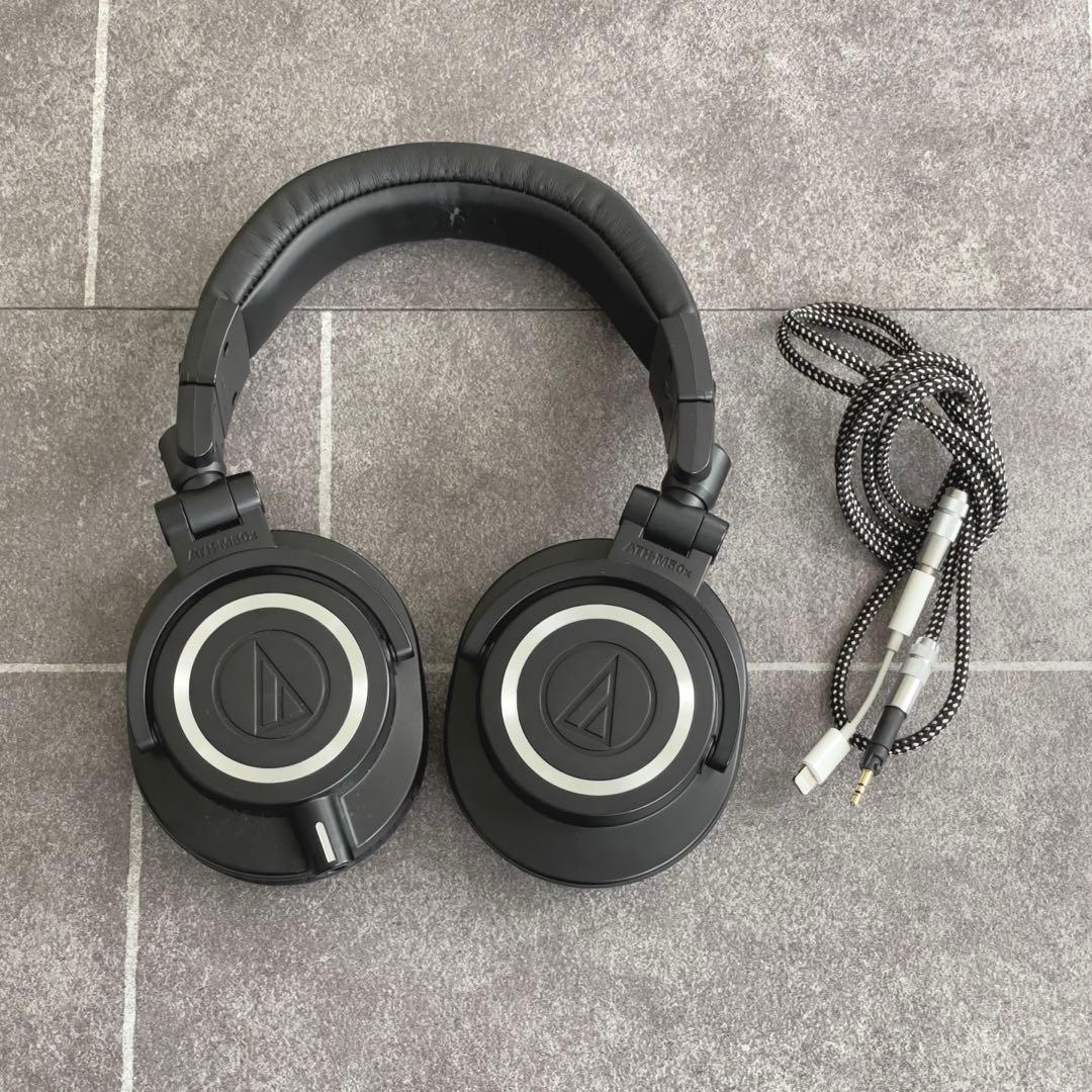 オーディオテクニカ ATH-M50xプロフェッショナルモニターヘッドホン 有線