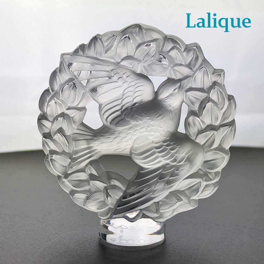 可愛い鳩さん★ラリック DOVE フロスト フィギュリン ペーパーウェイト