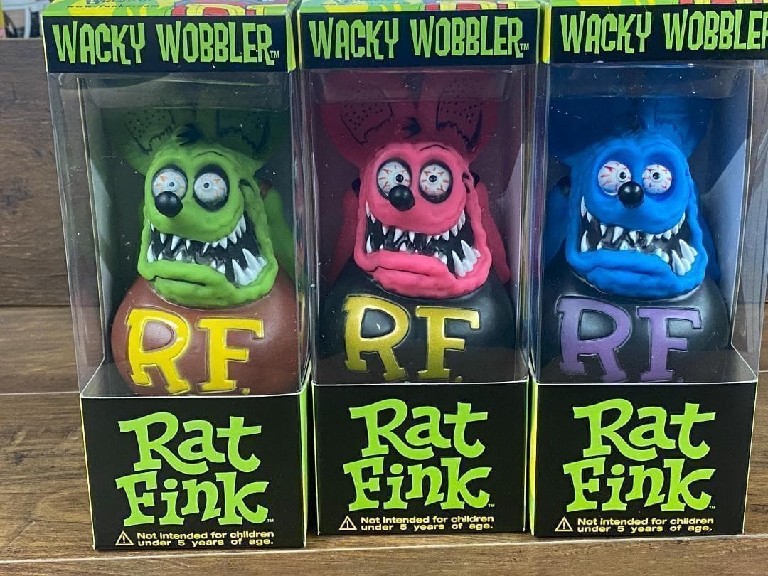 Rat Fink ラットフィンク ボビングヘッド フィギュア 3体セット