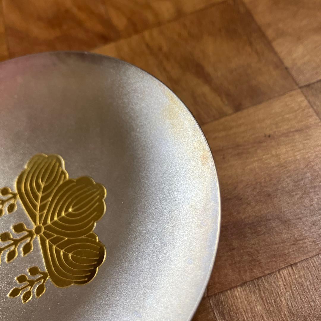 銀盃　銀杯　純銀　日本国旗　日の丸　1000 刻印あり