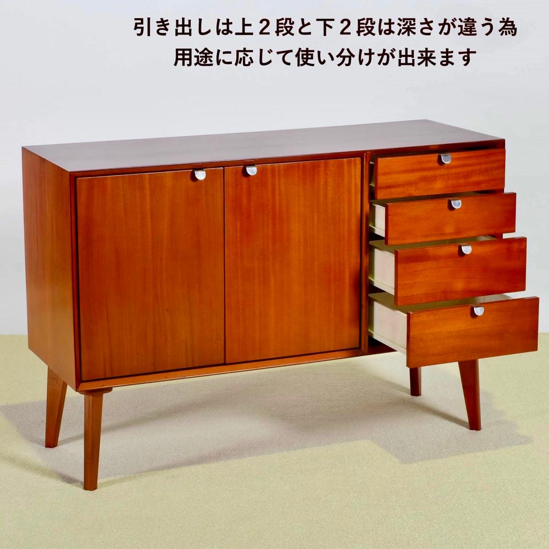 K 新品 北欧 キャビネット リビングボード 収納 本棚