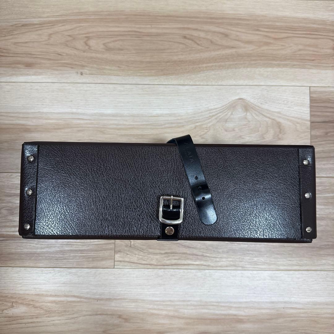 アライア　シューズボックス　ストラップ付き　牛革　収納ケース　alaia