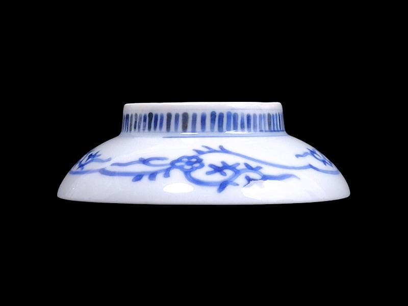 古伊万里　鍋島写　山水楼閣の図　３寸半皿　手塩皿　C128AS-CZh