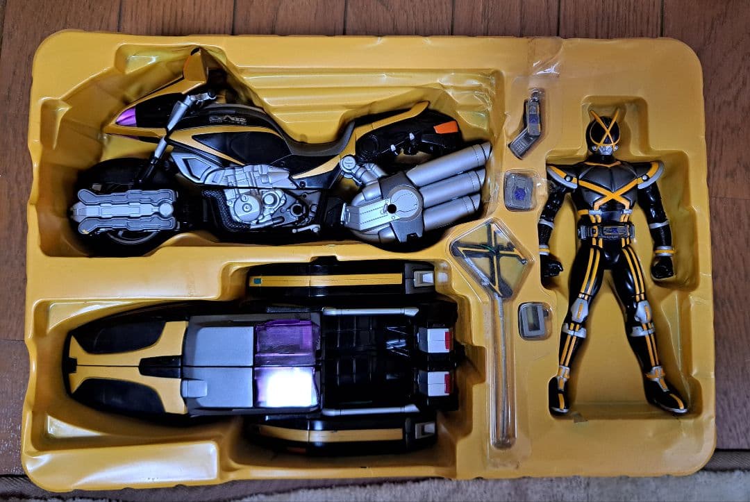 仮面ライダー ファイズ オートバジン カイザ 可動フィギュア 計2点 使用品