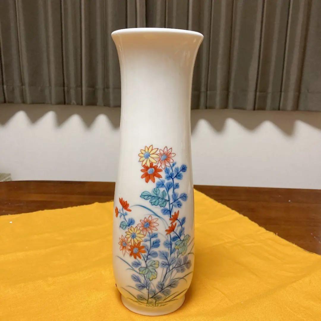花瓶　鍋島　岳山作　古美術　★
