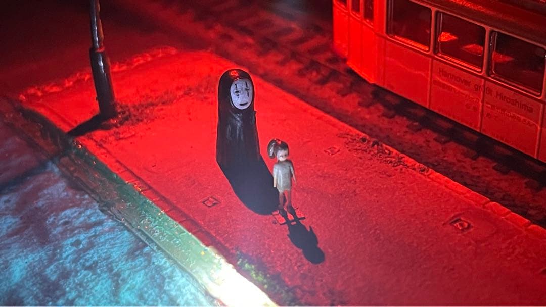 千と千尋の神隠し風　海原鉄道　ジオラマ