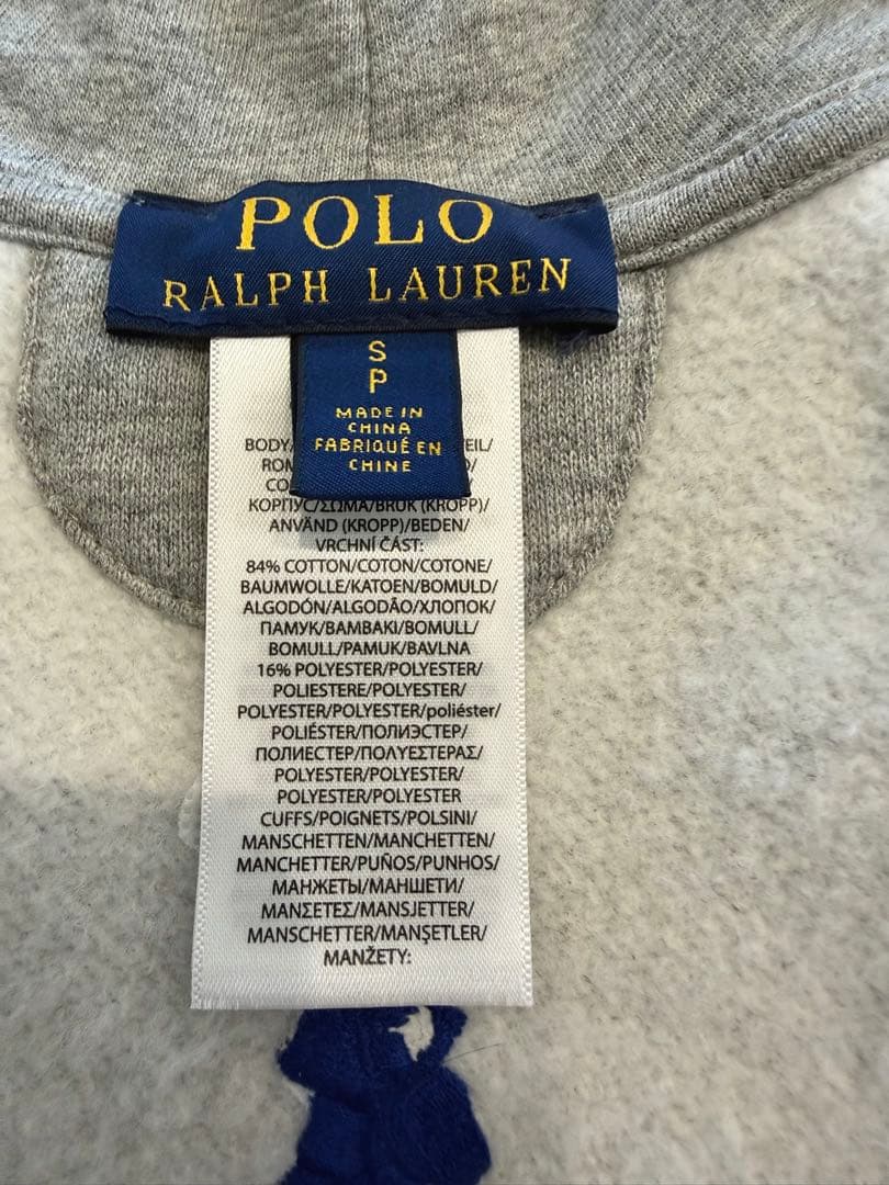 RALPH LAUREN Big Pony Dog Hoodieフリース