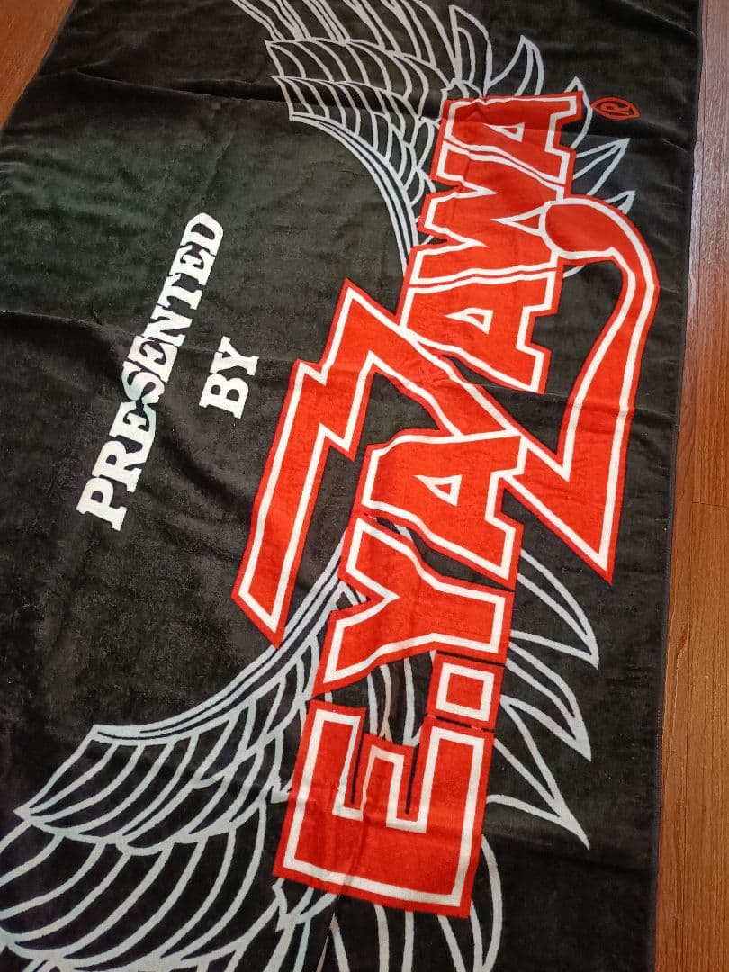 【新品未使用】矢沢永吉 スペシャルビーチタオル SBT ロゴ翼 当時物