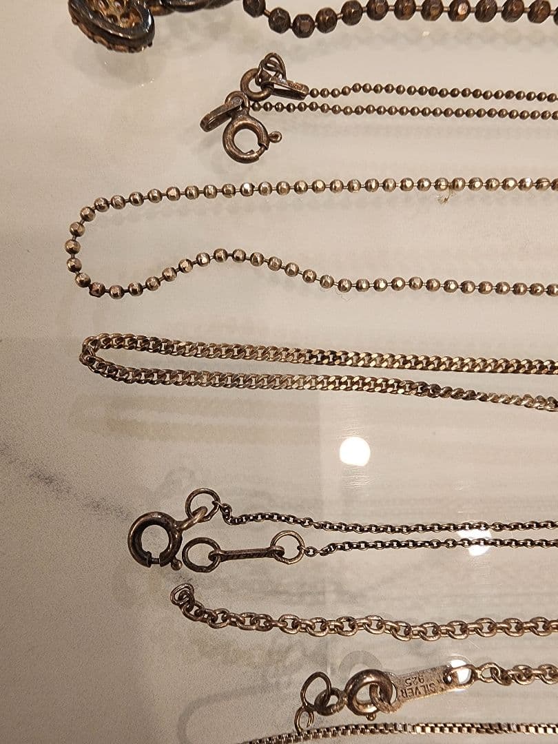 銀 Silver シルバー 925 ネックレス 70g！！！！！！まとめ売り