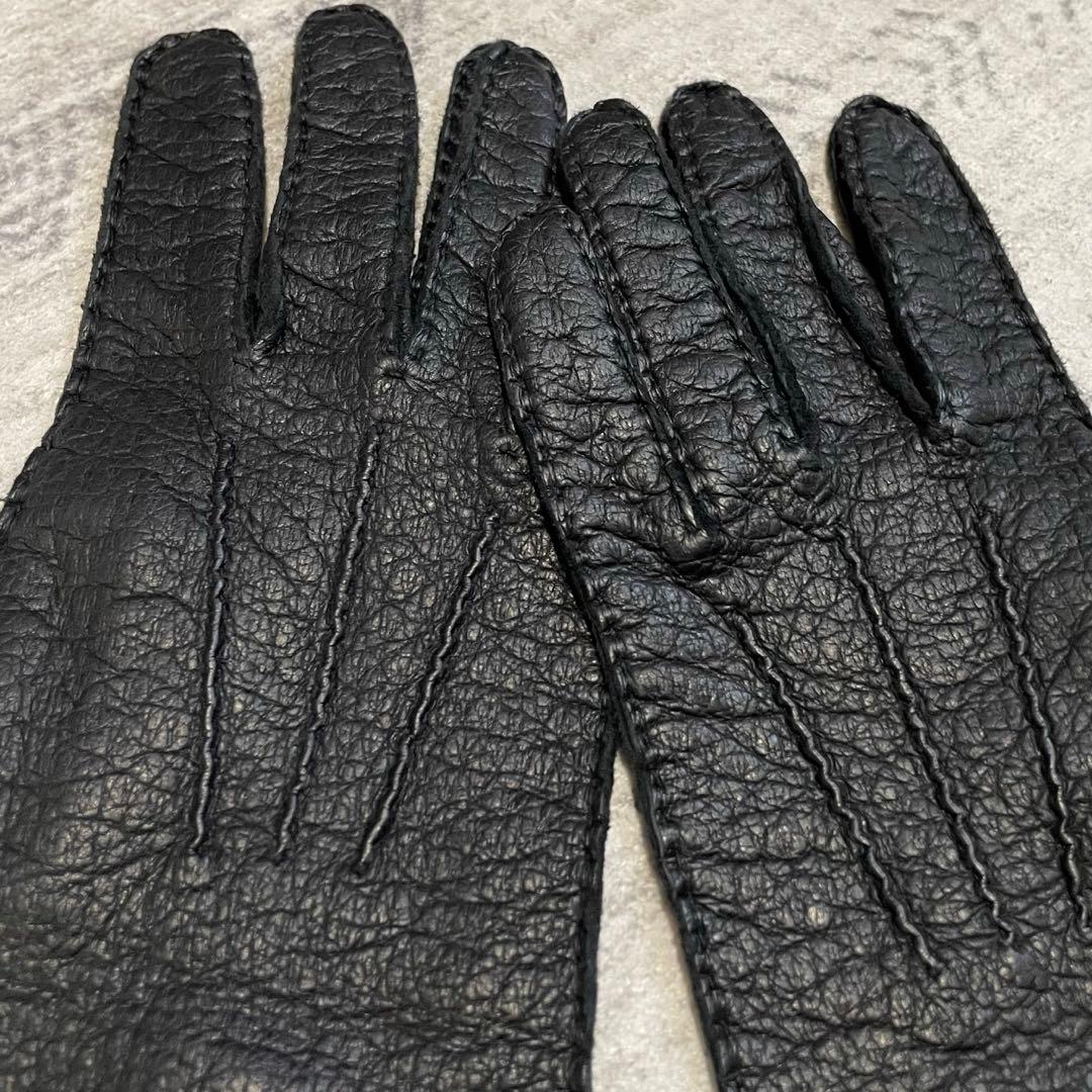 メローラ ペッカリー 黒 革手袋 グローブ MEROLA