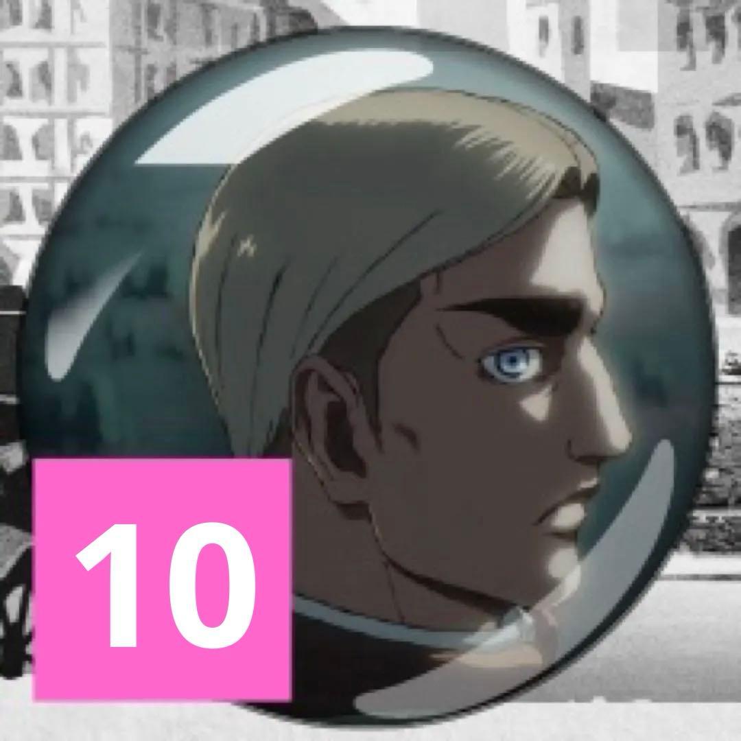 進撃の巨人 エルヴィン wit 缶バッジ