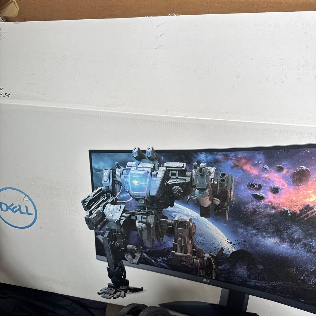 【手渡しのみ】Dell S3422DWG 34インチ湾曲 ウルトラワイドモニター