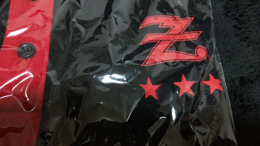 E.YAZAWA ポロシャツ 黒 赤矢沢永吉未使用品Lサイズ