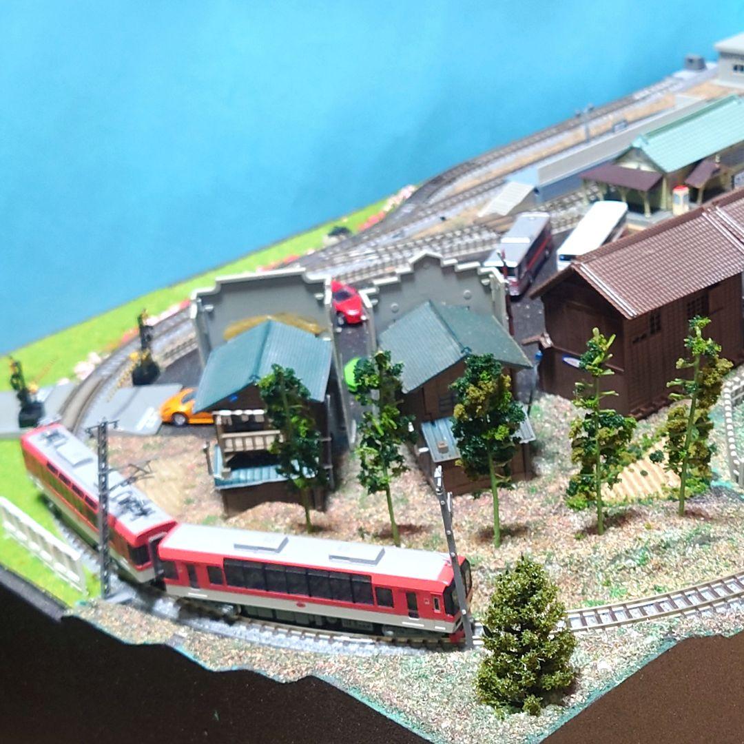【動作品】鉄道模型ジオラマ完成品『Nゲージ』パワーバック付