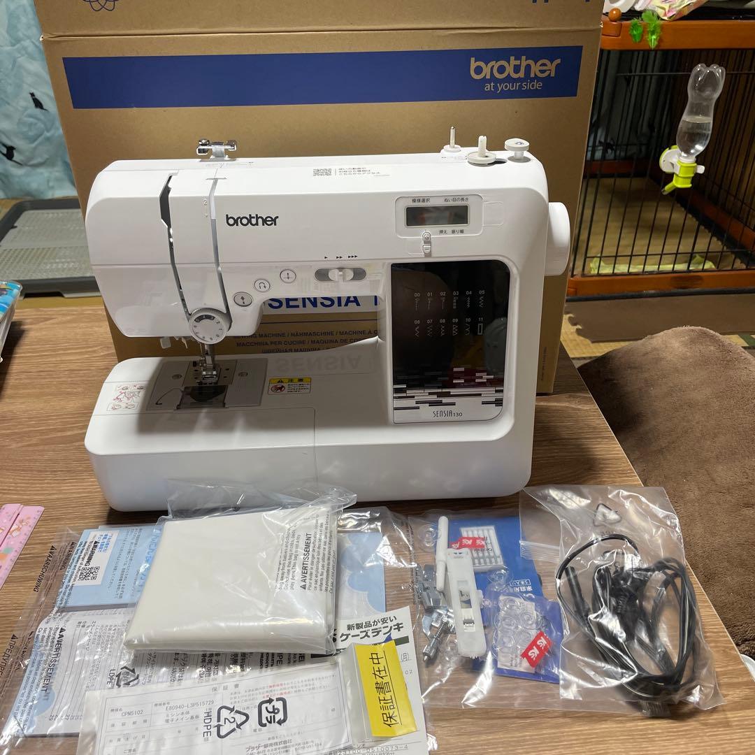 美品★brother コンピュータミシンSENSIA130　CPN5102