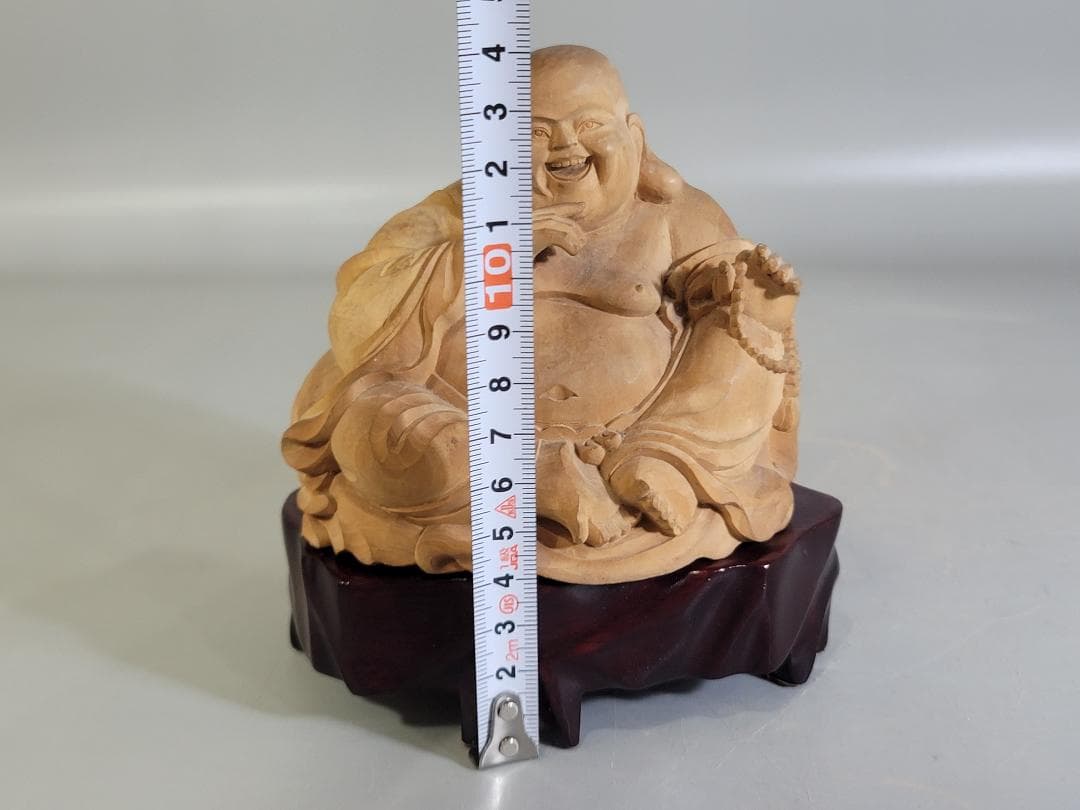 香木 白檀 刻 布袋 361.5g 保証