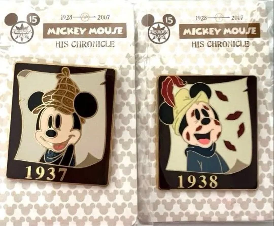 ディズニー ピンバッジ HIS CHRONICLE ミッキー 14種コンプリート