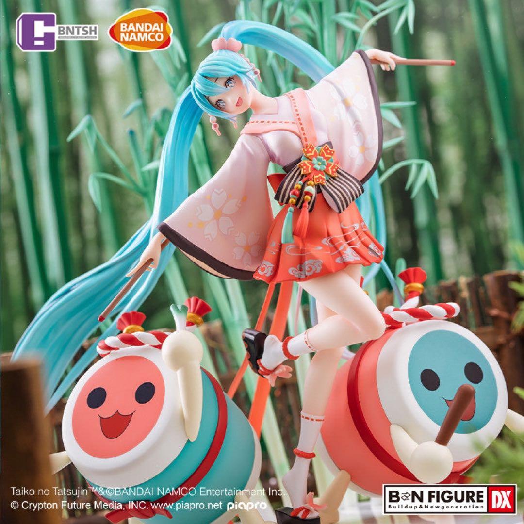 希少 初音ミク 太鼓の達人 コラボフィギュア 公式ライセンス