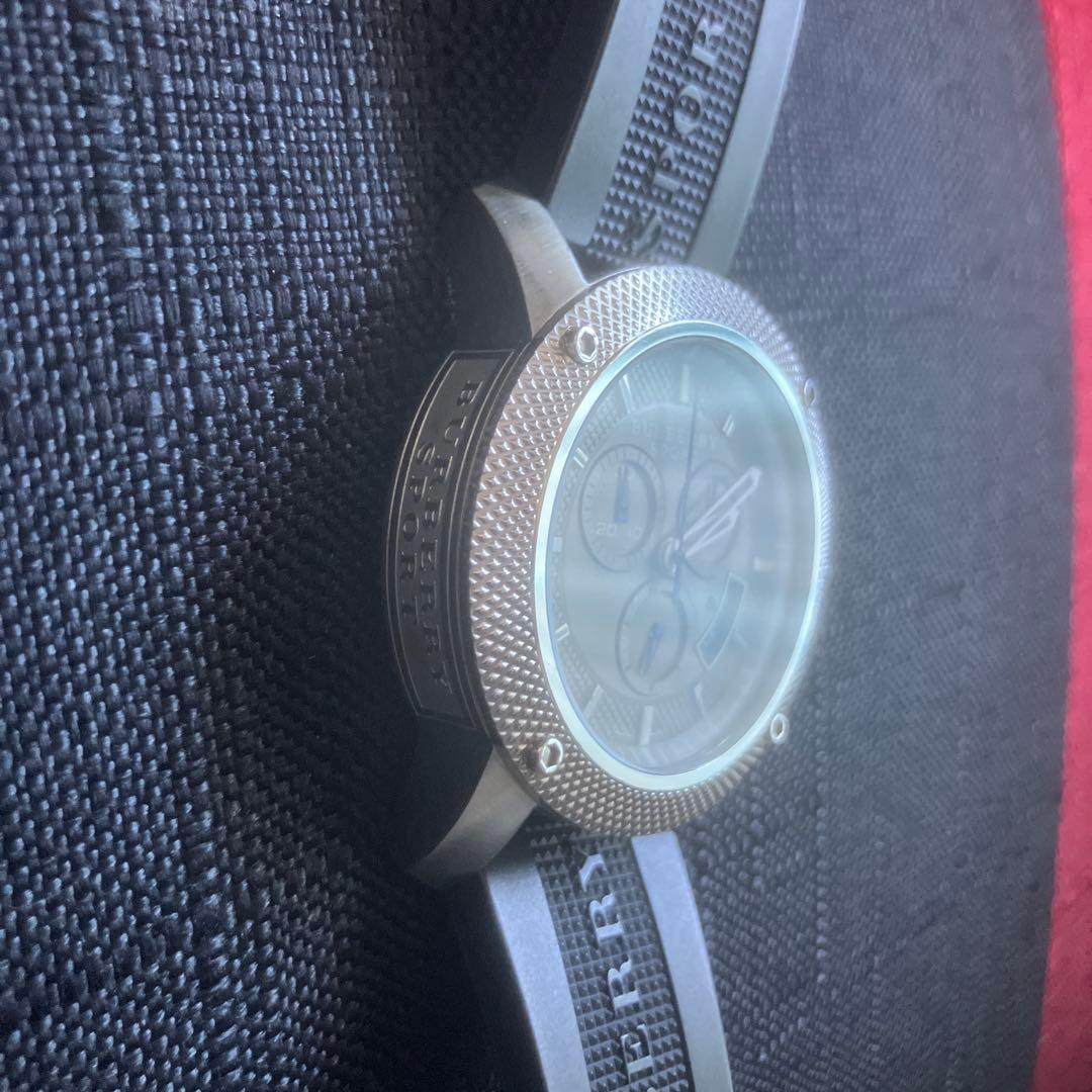 BURBERRY SPORT クロノグラフ ラバーベルト