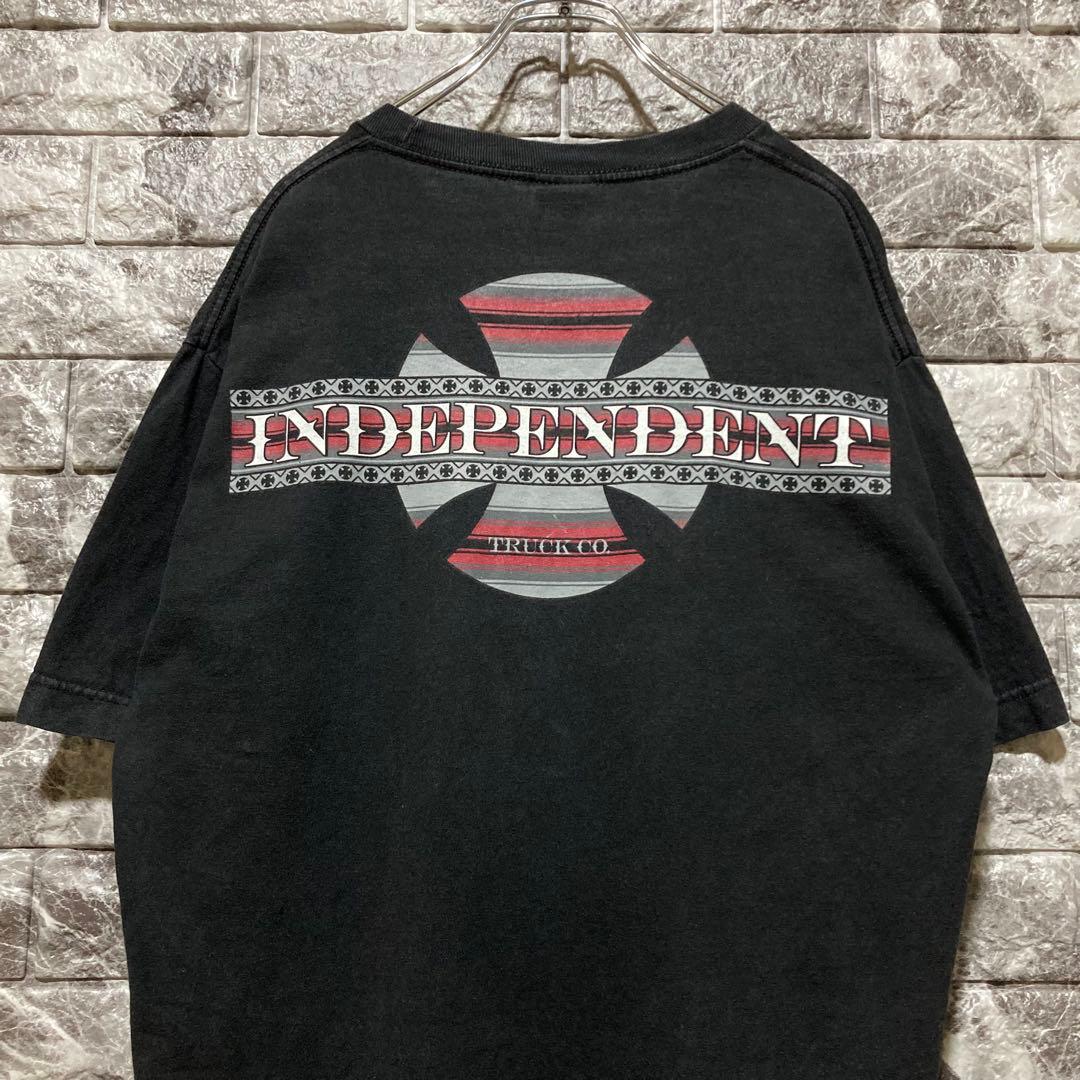 INDEPENDENT Tシャツ L インディペンデント BLACK ④⑥