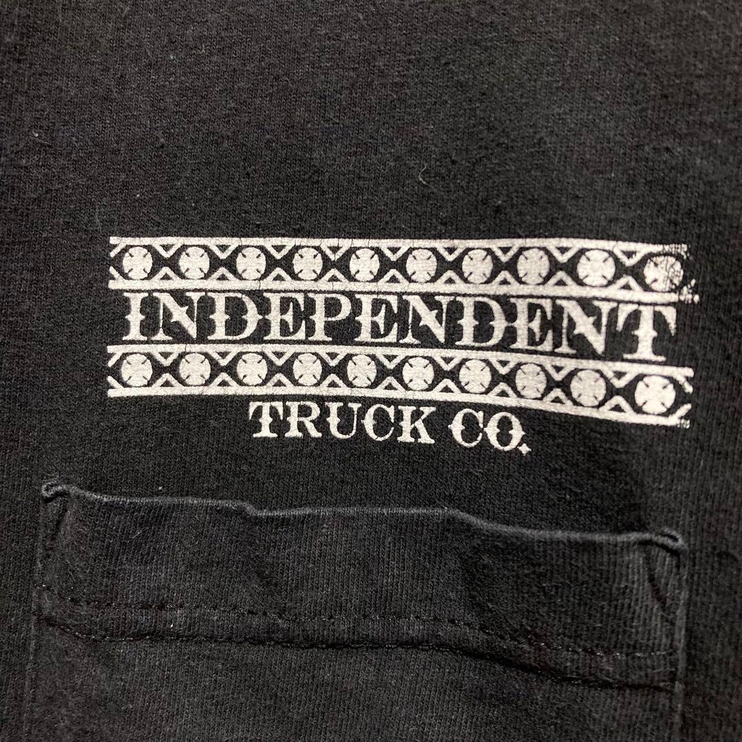 INDEPENDENT Tシャツ L インディペンデント BLACK ④⑥