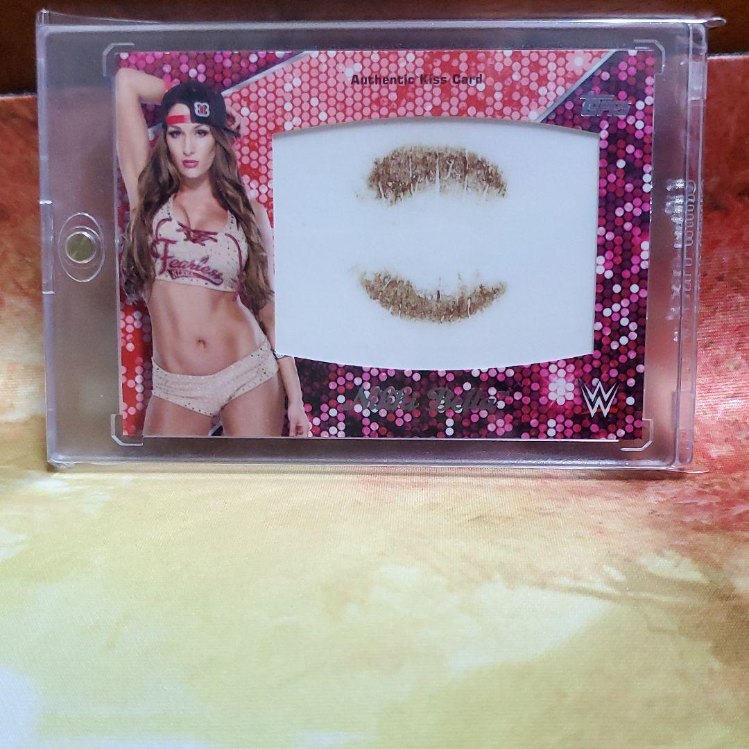 ニッキー　ベラ　キスカード　1/1 TOPPS WWE
