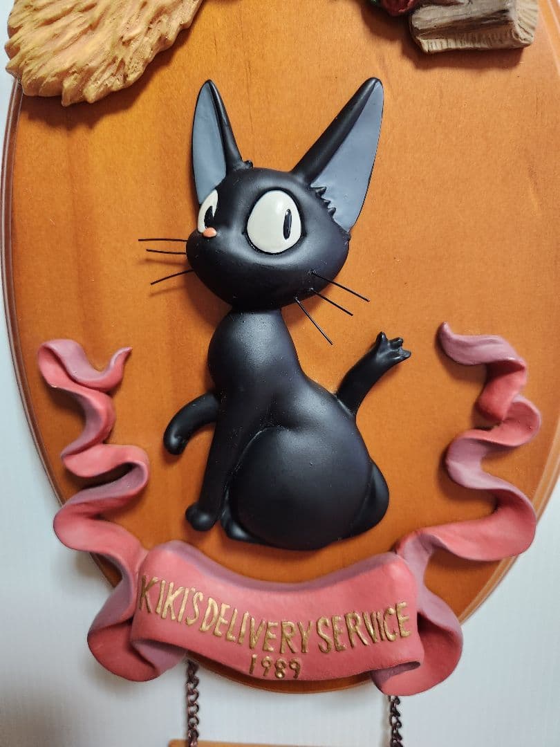 魔女の宅急便　ジジ　壁掛け　ウォールアート　鍵かけ