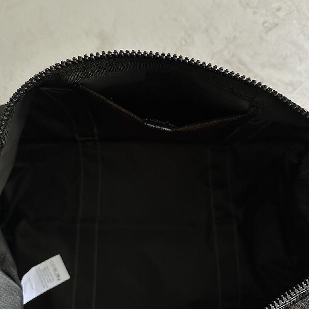 corteiz 黒いキャンバスボストンバッグ