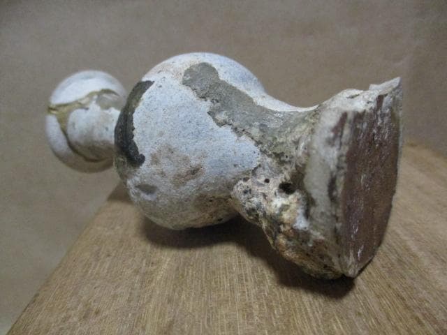 古瀬戸印花仏花瓶　I32-2