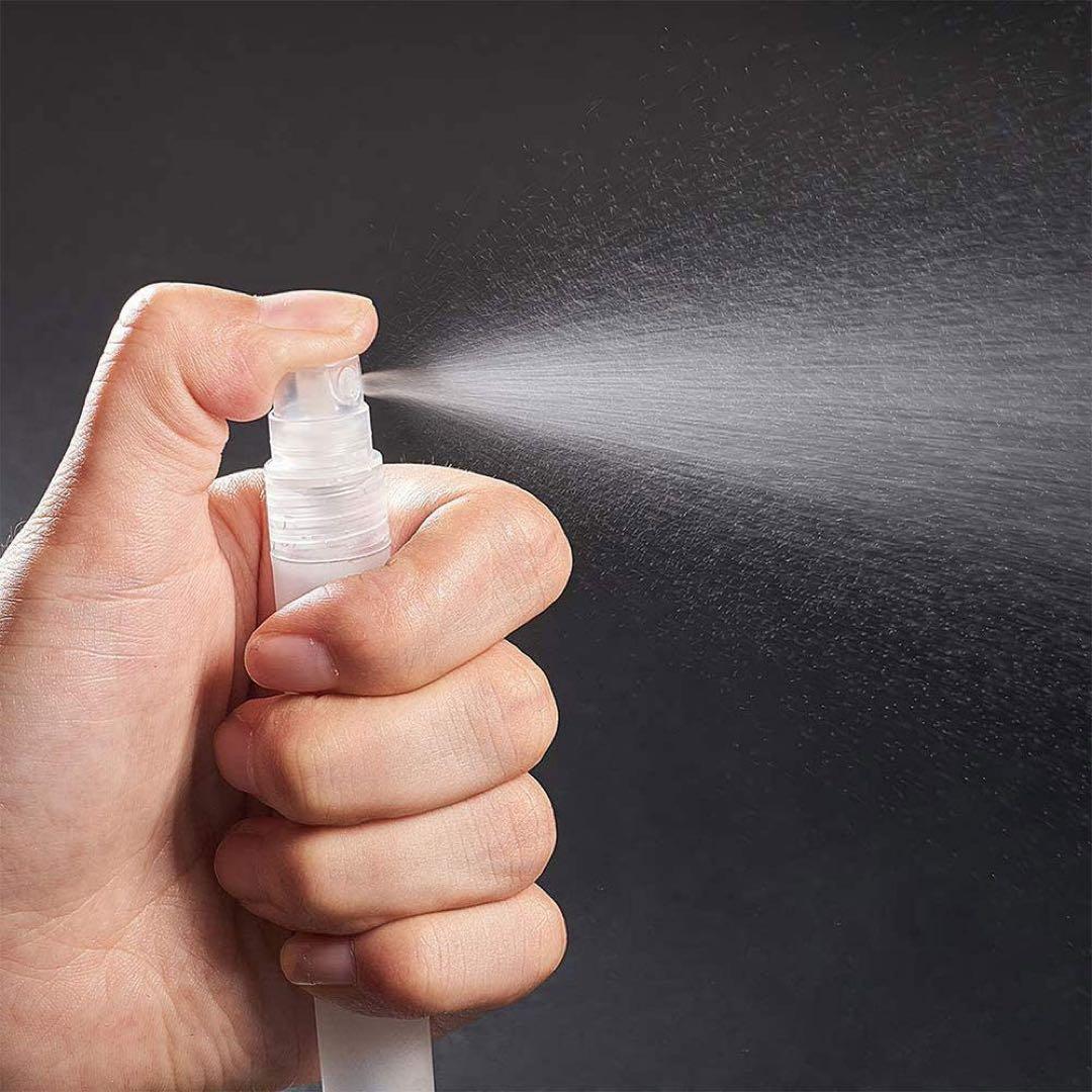 10個パック プラスチックボトル ミニスプレーボトル ファイン 透明 10ml