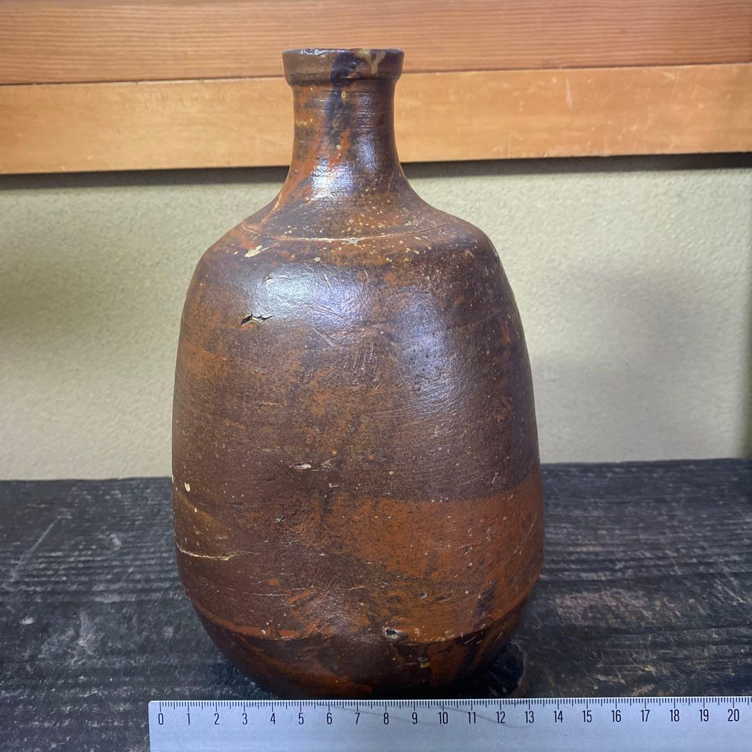 柿釉瀬戸徳利