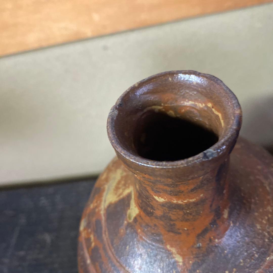 柿釉瀬戸徳利