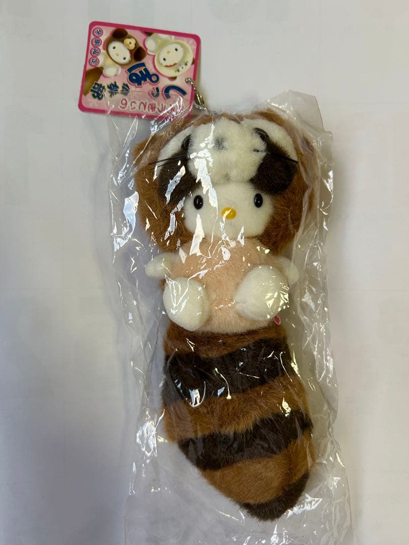 [激レア・未開封] サンリオ ハローキティ しっぽ倶楽部 キーホルダー 冬期限定