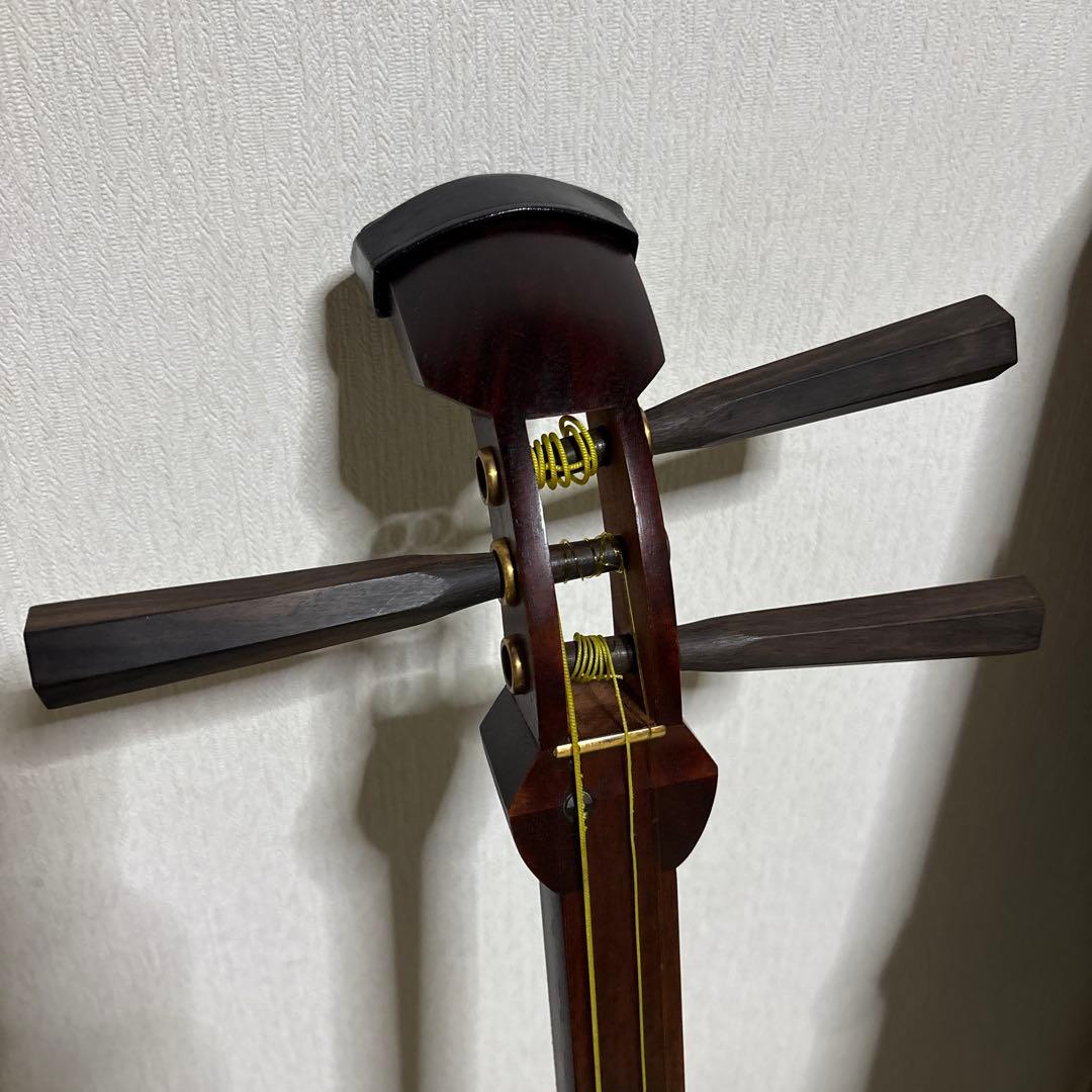 三味線　東さわり　和楽器　バチ　撥　弦　駒　ハードケース　民謡　べっこう風撥